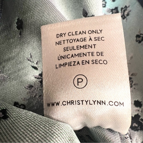 NWT Christy Lynn Jacquard Lorraine Floral Top Ruffle Blouse Size Medium - Picture 10 of 16